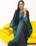 Elegant Party Dress in Abaya Style with Dubai Stripe Print